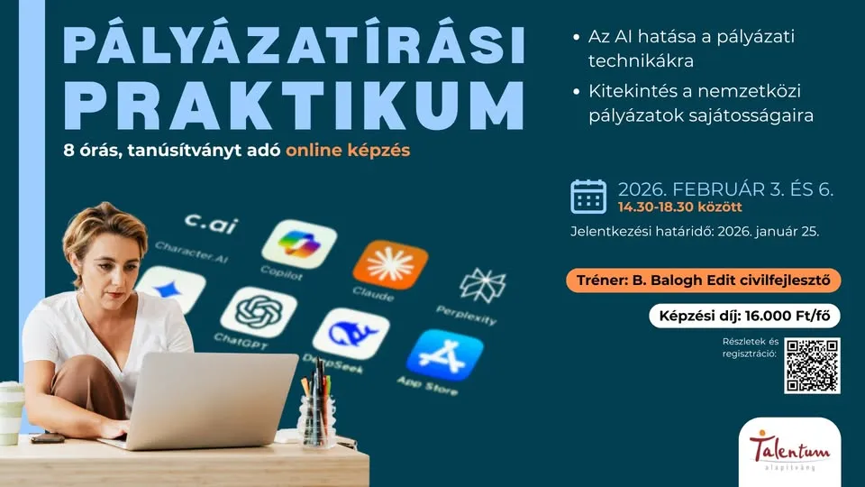 Pályázatírási praktikum képzés - Az AI hatása a pályázati technikákra