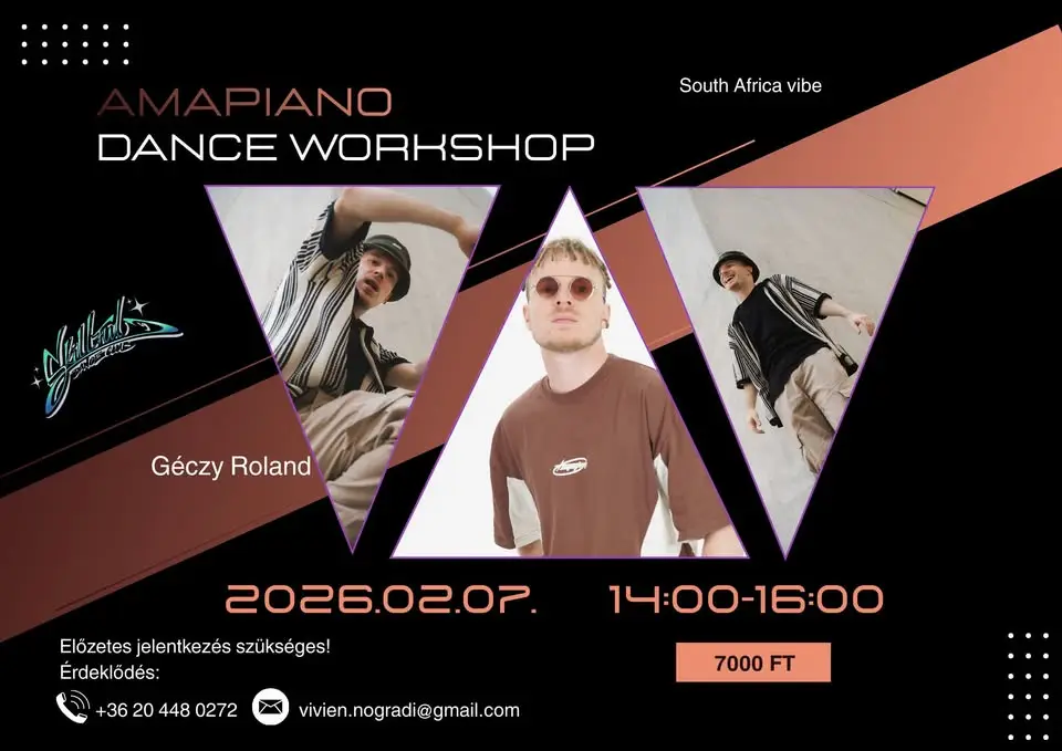 AMAPIANO DANCE WORKSHOP – Hozzuk el Dél-Afrika lüktetését Szegedre