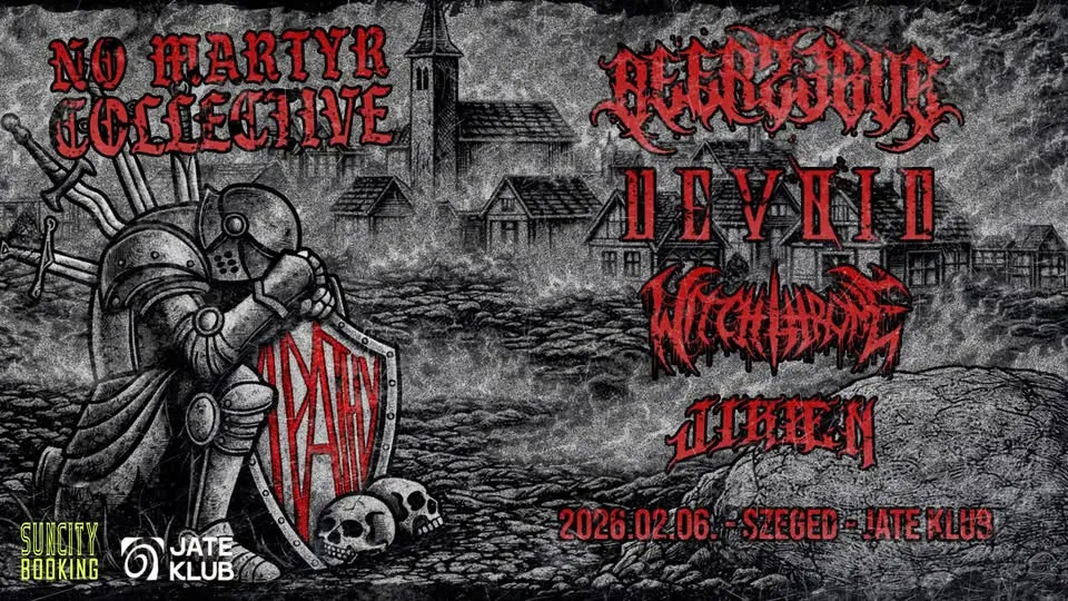 NO MARTYR COLLECTIVE - Beerzebub / Devoid / Witchthrone - vendég: Jiræn @JATE Klub