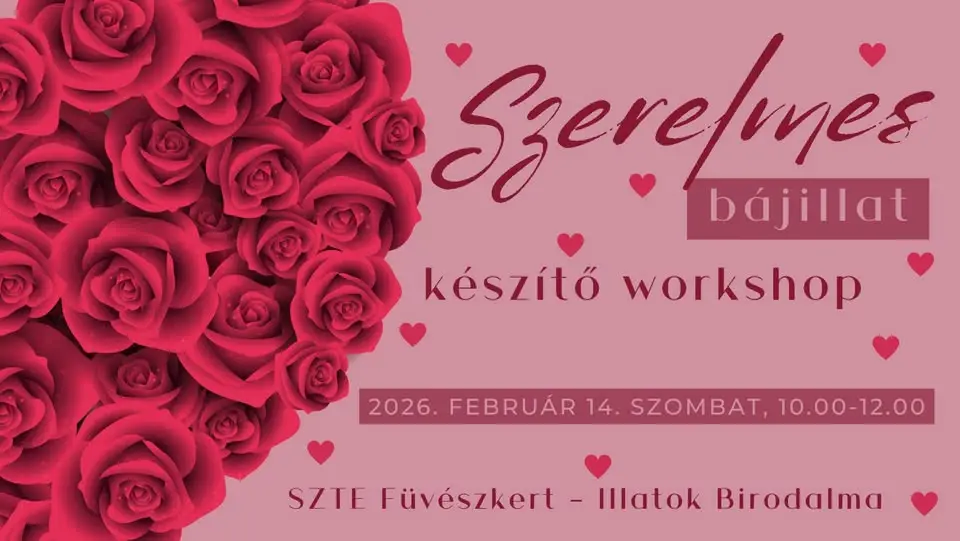 Szerelmes bájillat készítő workshop