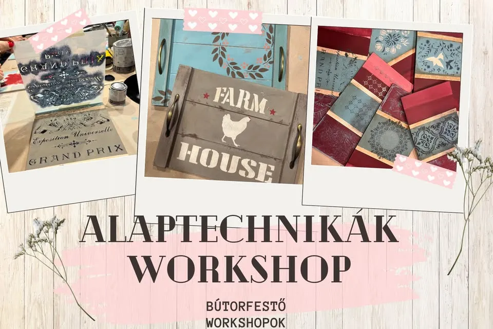 2026.Febr.21.-Bútorfestő Alaptechnikák-Annie Sloan Chalk Paint-el