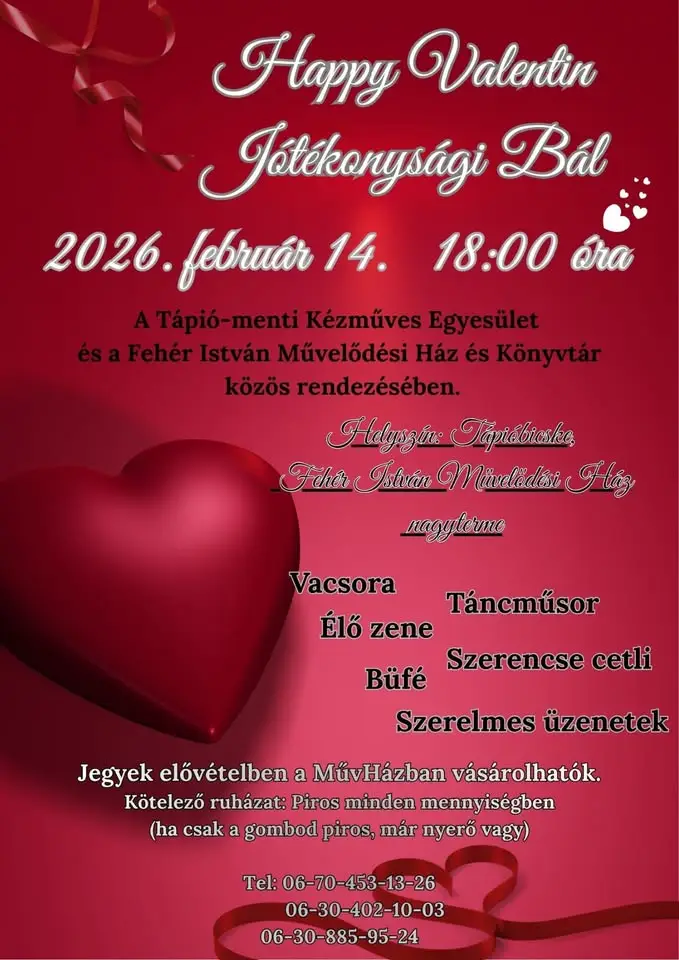 Valentin napi Jótékonysági bál