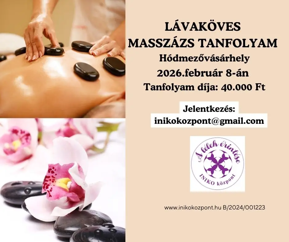 Tečaj masaže lava kamena Hódmezővásárhely