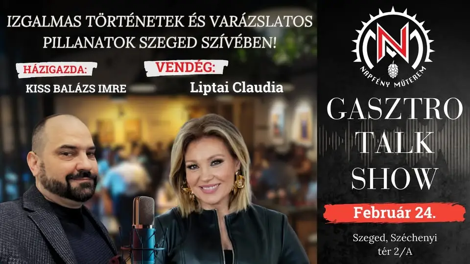 GasztroTalkShow 9.0 – Liptai Claudiával