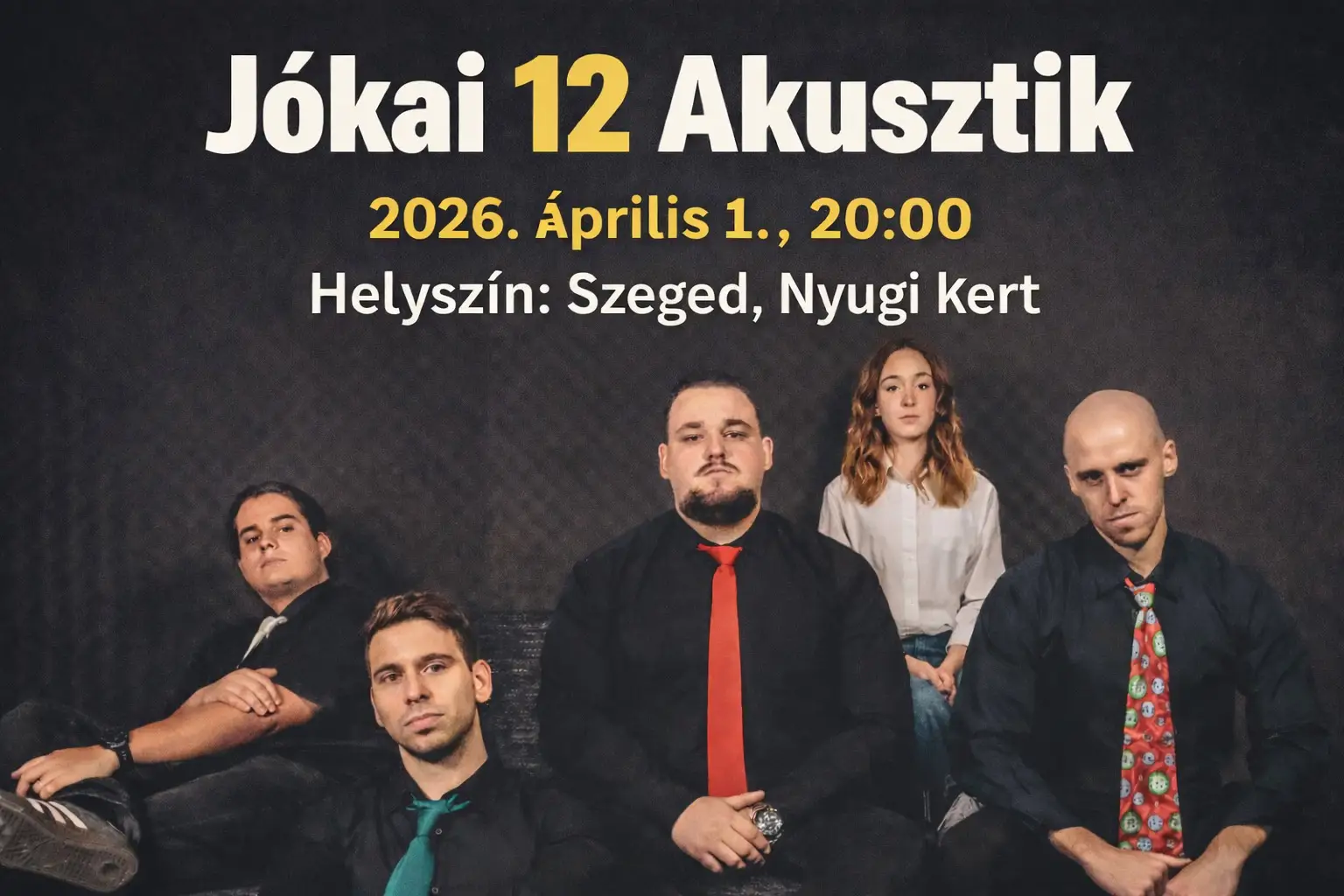 Jókai 12 akusztik - Szeged, Nyugi Kert