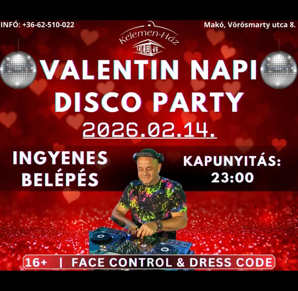 🪩❤️ VALENTIN NAPI DISCO PARTY ❤️🪩