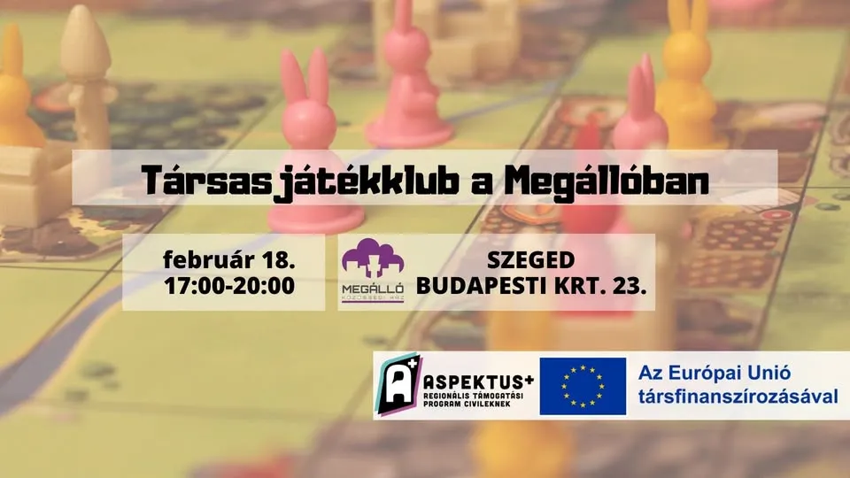 Társasjátékklub a Megállóban