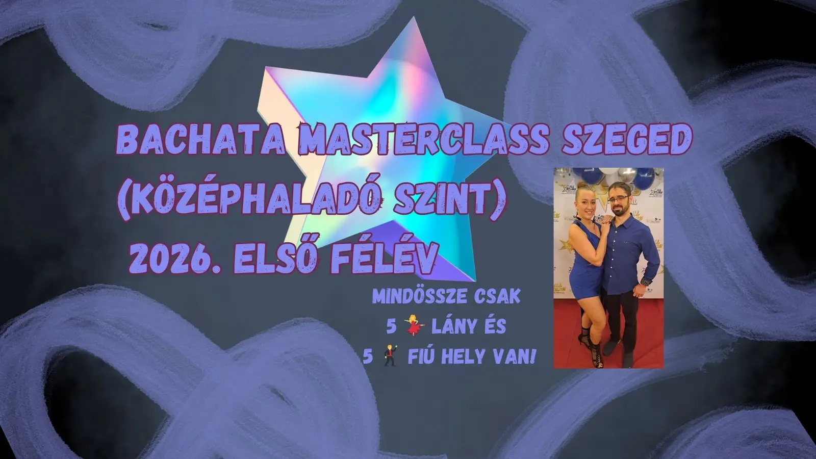🔥 Emelkedj ki a tömegből! - Bachata Masterclass Szeged (Középhaladó szint)
