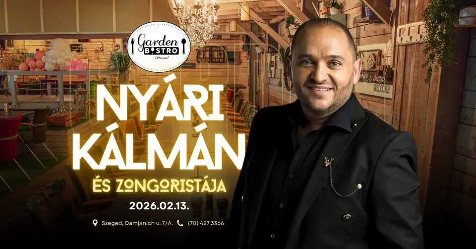 Kálmán Summer i njegov pijanista u Garden Bistrou!