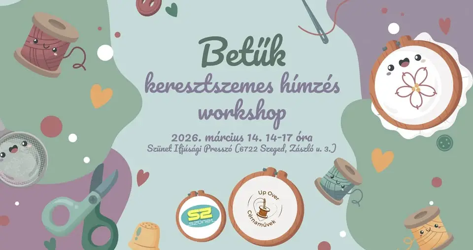 BETŰK - keresztszemes hímzés workshop