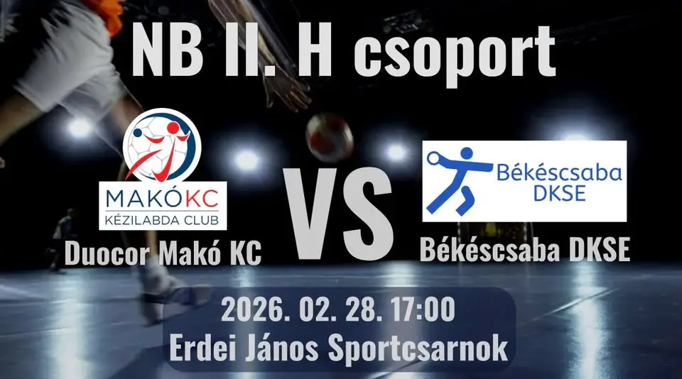NB Grupa II H (okret 13) Duocor Makó KC - Békéscsaba DKSE
