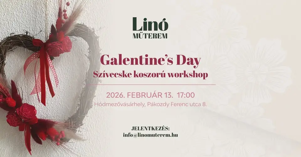 Szívecske koszorú workshop