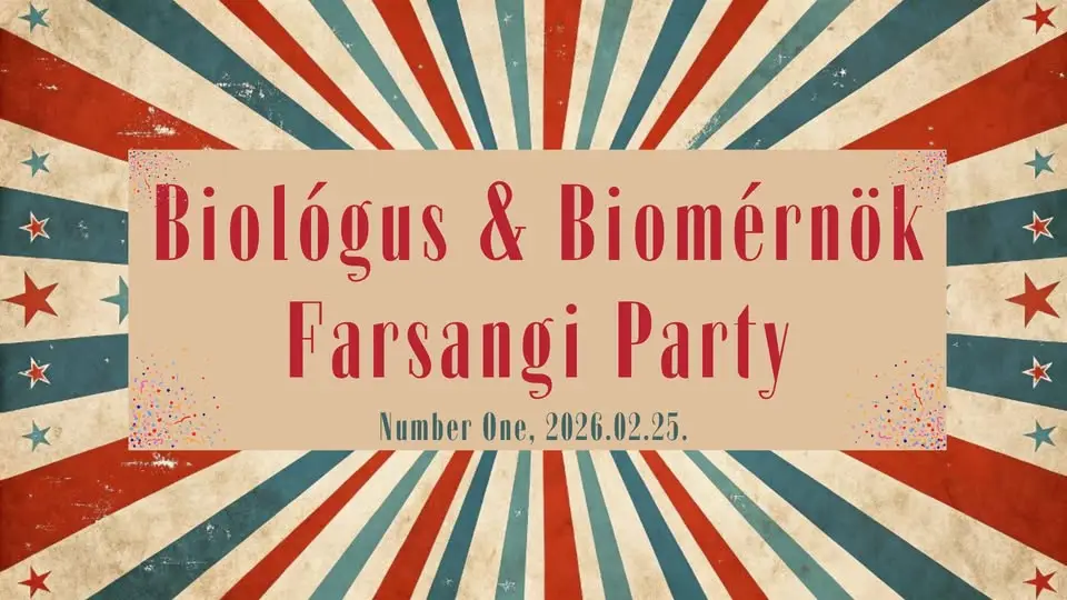 Biológus & Biomérnök Farsangi Party